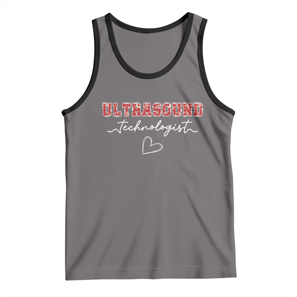 Ultrasound Tech Christmas Tank Top Technologist Gift Sonographer Sonography Student - Wonder Print Shop