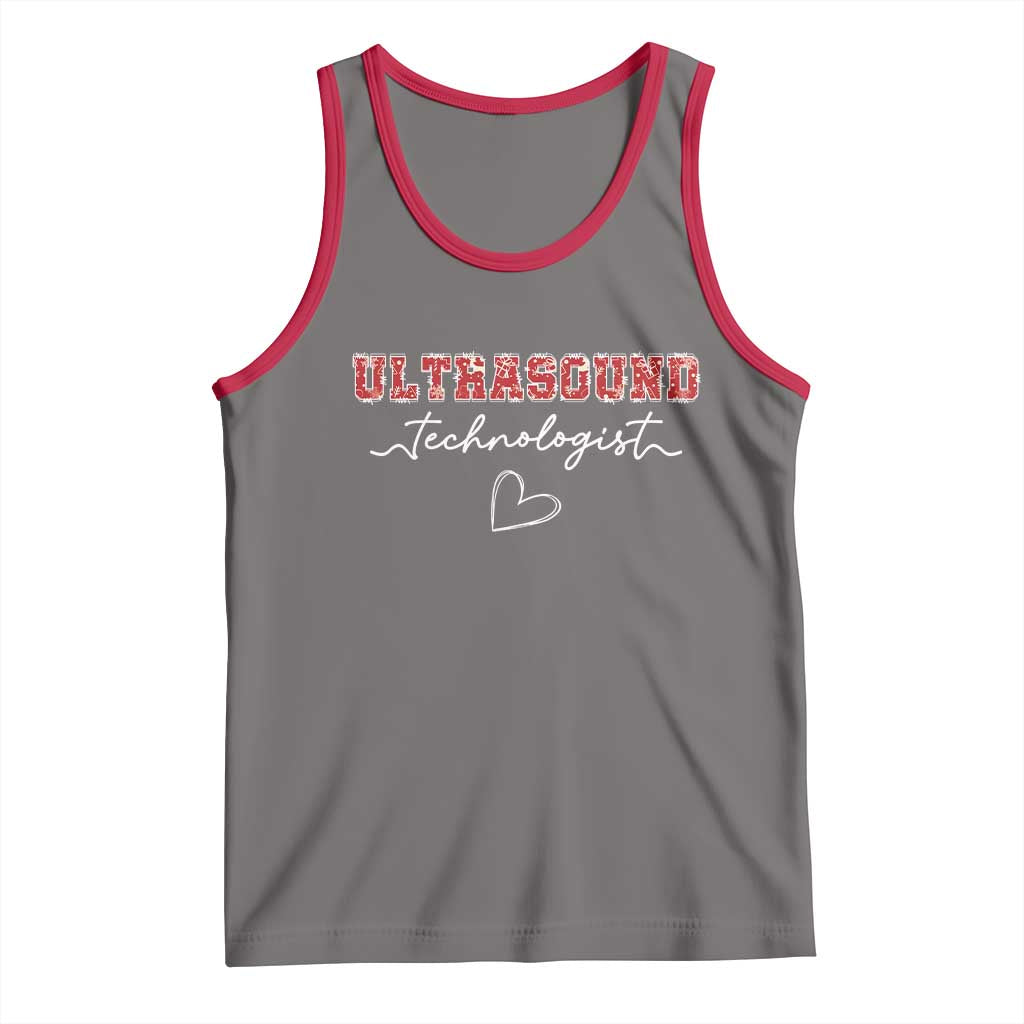 Ultrasound Tech Christmas Tank Top Technologist Gift Sonographer Sonography Student - Wonder Print Shop