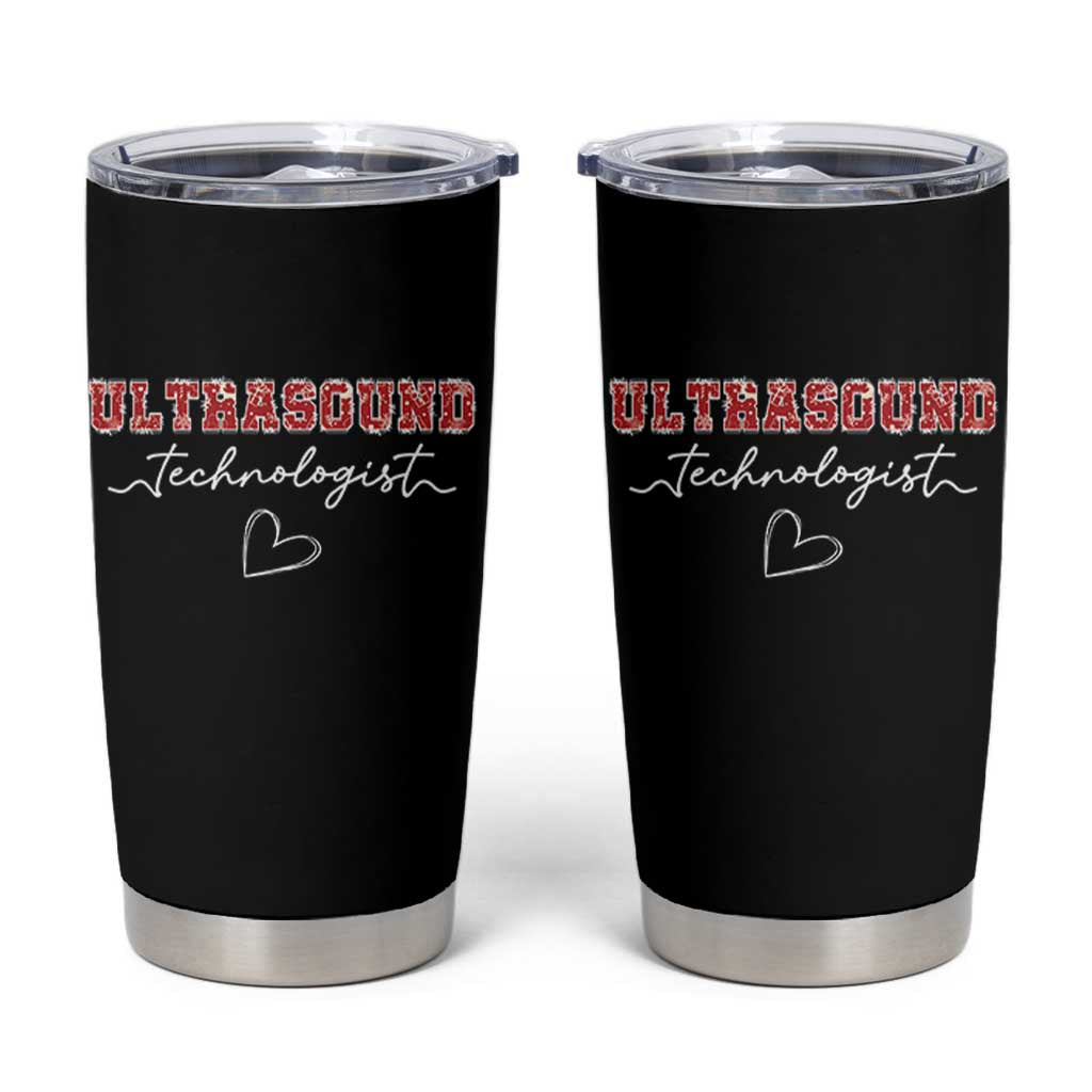 Ultrasound Tech Christmas Tumbler Cup Technologist Gift Sonographer Sonography Student - Wonder Print Shop