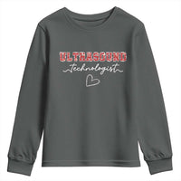 Ultrasound Tech Christmas Youth Sweatshirt Technologist Gift Sonographer Sonography Student - Wonder Print Shop