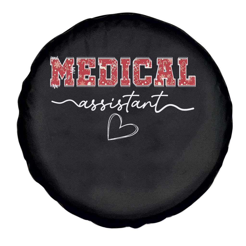 Christmas Medical Assistant Spare Tire Cover MA Nurse Gift - Wonder Print Shop
