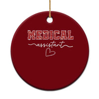 Christmas Medical Assistant Ceramic Ornament MA Nurse Gift - Wonder Print Shop