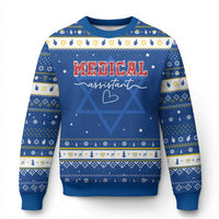 Christmas Medical Assistant Hanukkah Ugly Sweater MA Nurse Gift - Wonder Print Shop