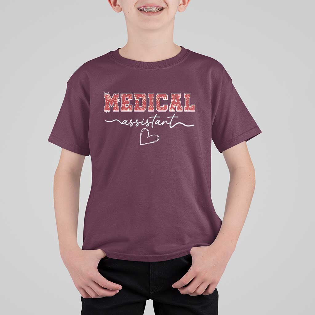 Christmas Medical Assistant T Shirt For Kid MA Nurse Gift - Wonder Print Shop
