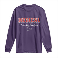 Christmas Medical Assistant Long Sleeve Shirt MA Nurse Gift - Wonder Print Shop