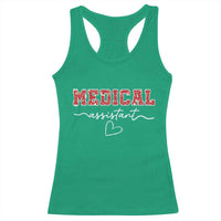 Christmas Medical Assistant Racerback Tank Top MA Nurse Gift - Wonder Print Shop