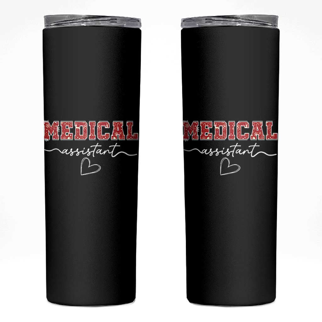 Christmas Medical Assistant Skinny Tumbler MA Nurse Gift - Wonder Print Shop