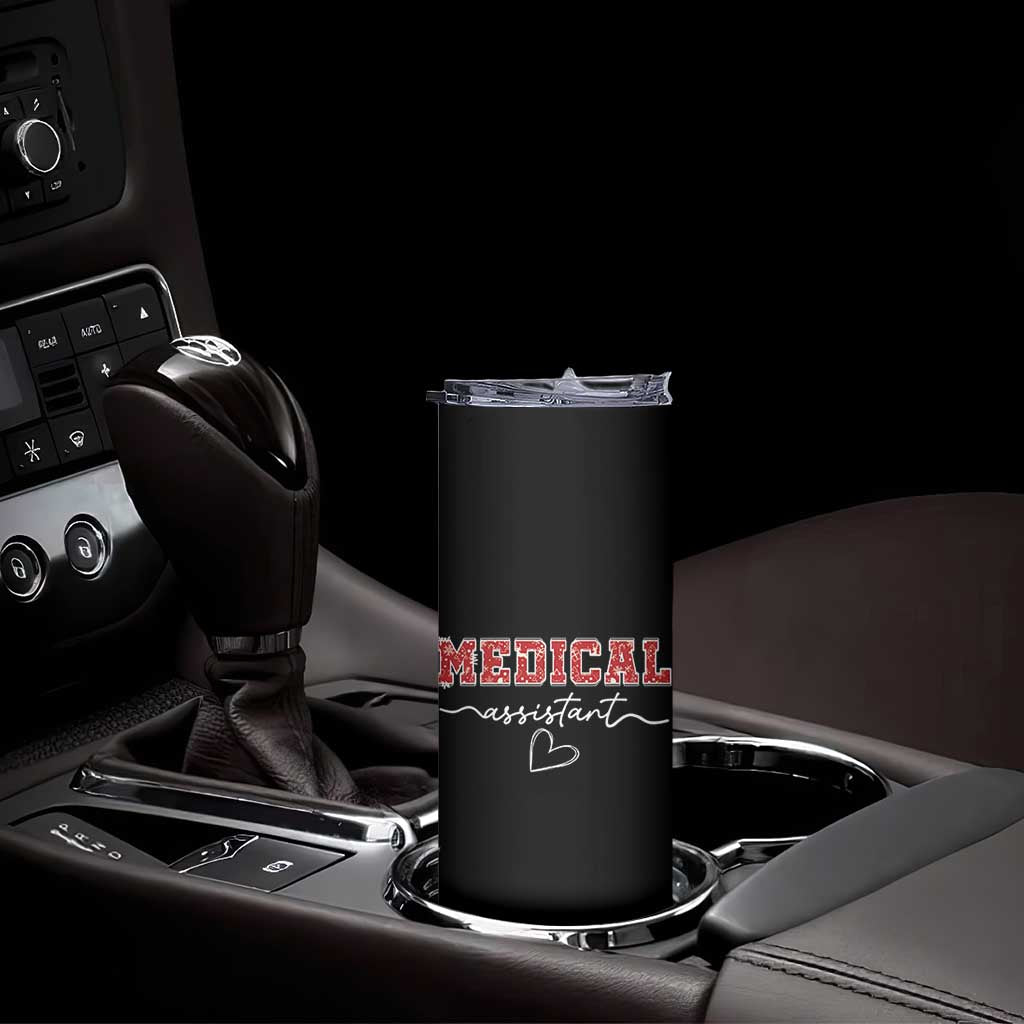 Christmas Medical Assistant Skinny Tumbler MA Nurse Gift - Wonder Print Shop