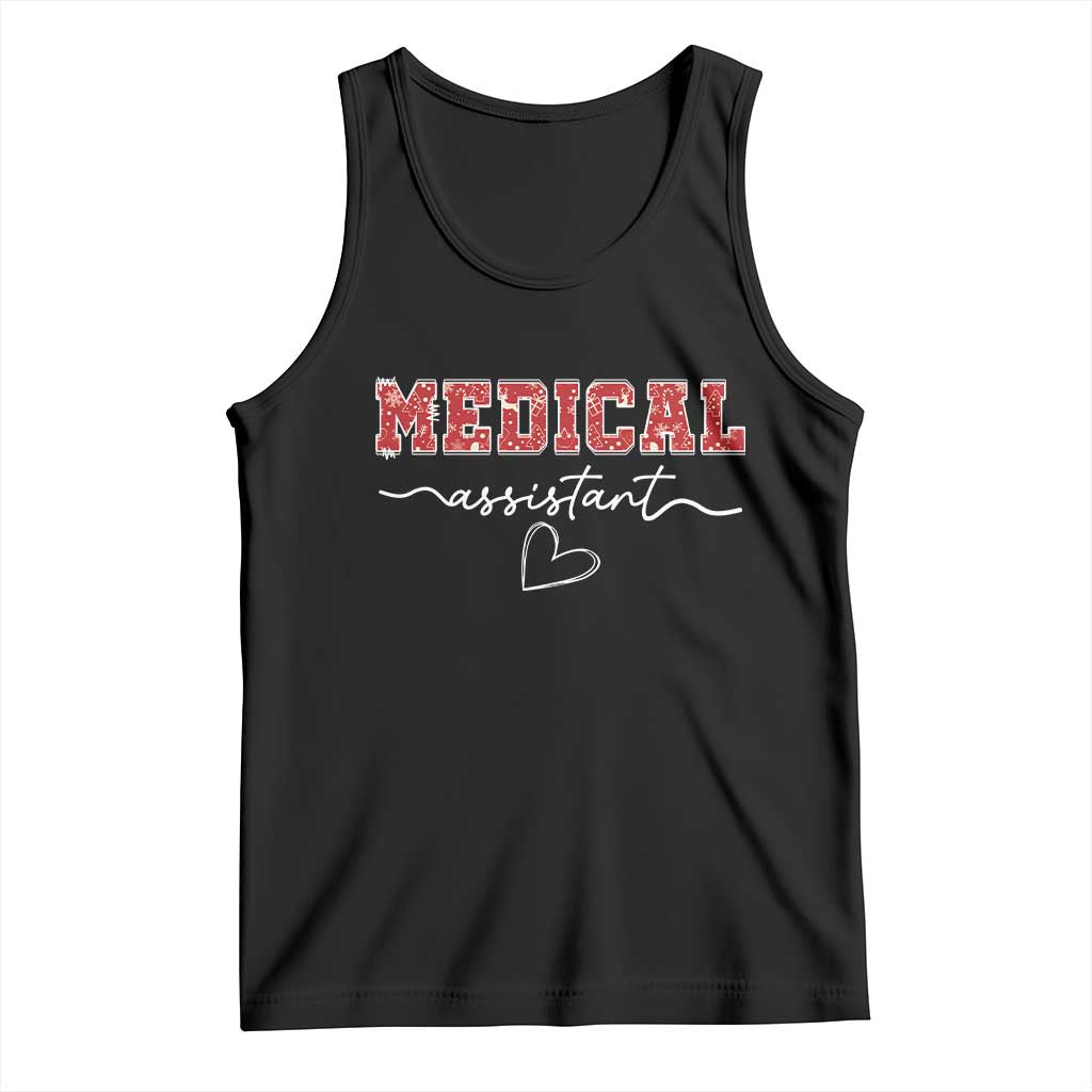 Christmas Medical Assistant Tank Top MA Nurse Gift - Wonder Print Shop