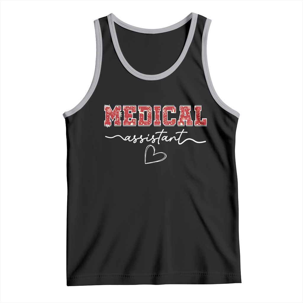 Christmas Medical Assistant Tank Top MA Nurse Gift - Wonder Print Shop