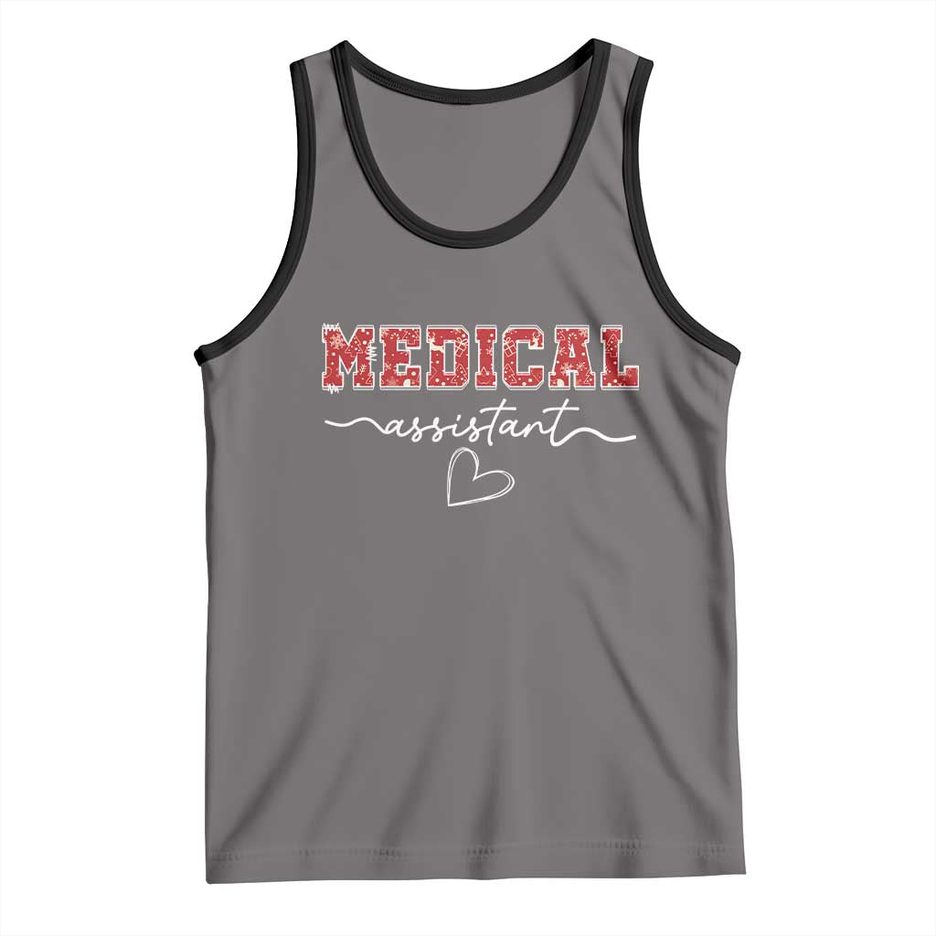 Christmas Medical Assistant Tank Top MA Nurse Gift - Wonder Print Shop