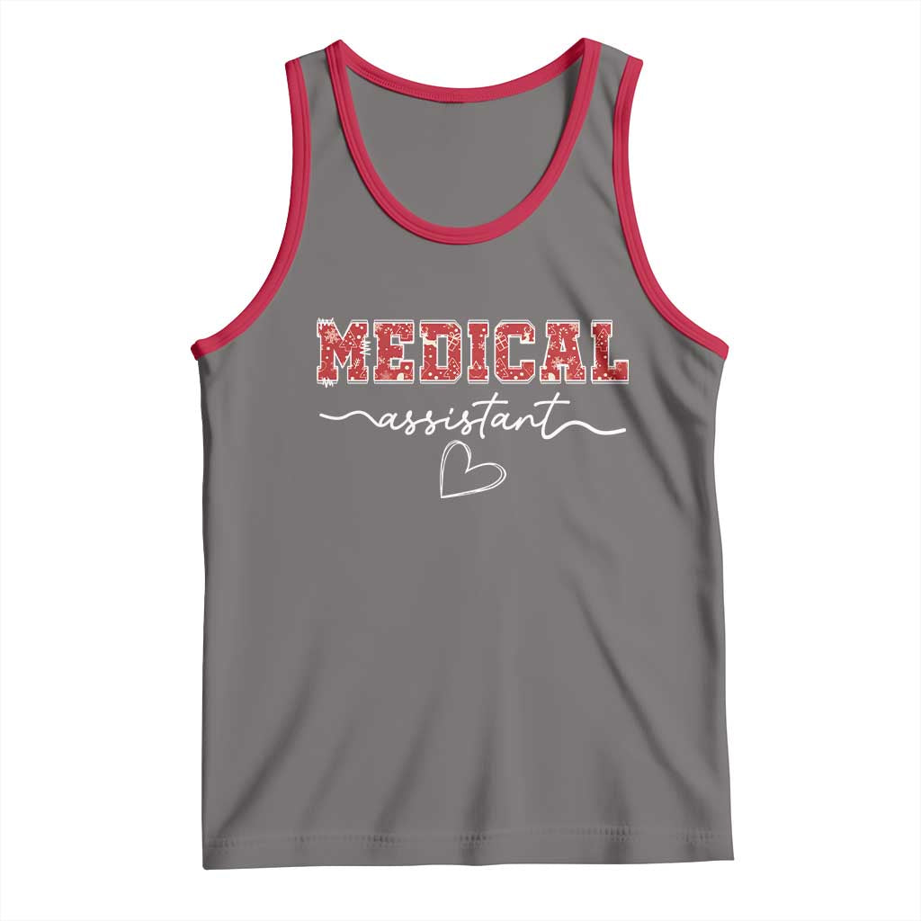 Christmas Medical Assistant Tank Top MA Nurse Gift - Wonder Print Shop