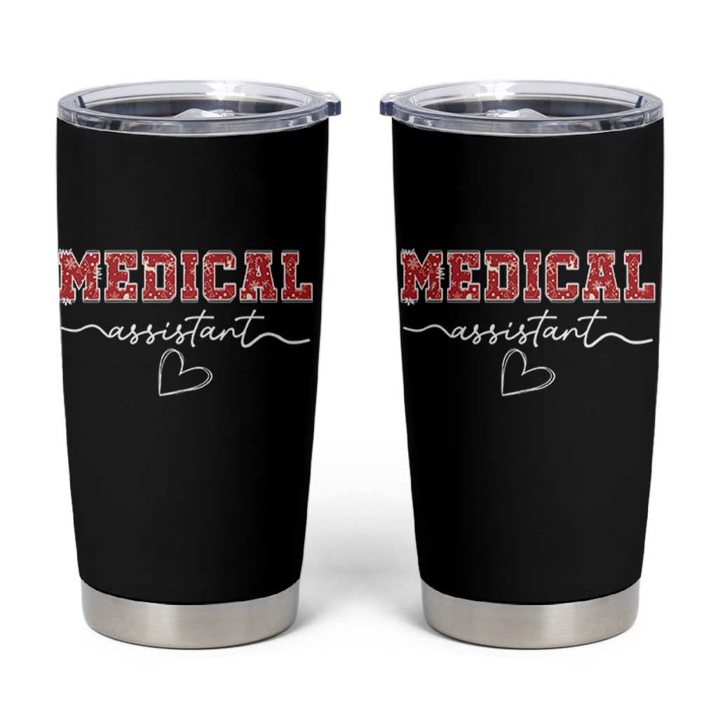 Christmas Medical Assistant Tumbler Cup MA Nurse Gift - Wonder Print Shop