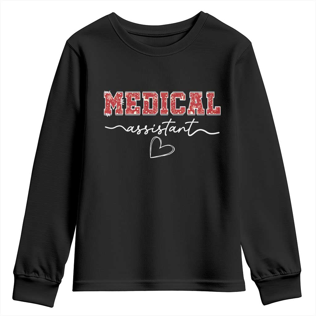 Christmas Medical Assistant Youth Sweatshirt MA Nurse Gift - Wonder Print Shop