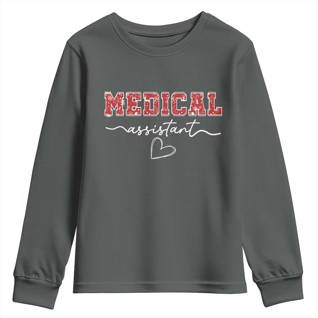 Christmas Medical Assistant Youth Sweatshirt MA Nurse Gift - Wonder Print Shop