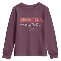 Christmas Medical Assistant Youth Sweatshirt MA Nurse Gift - Wonder Print Shop