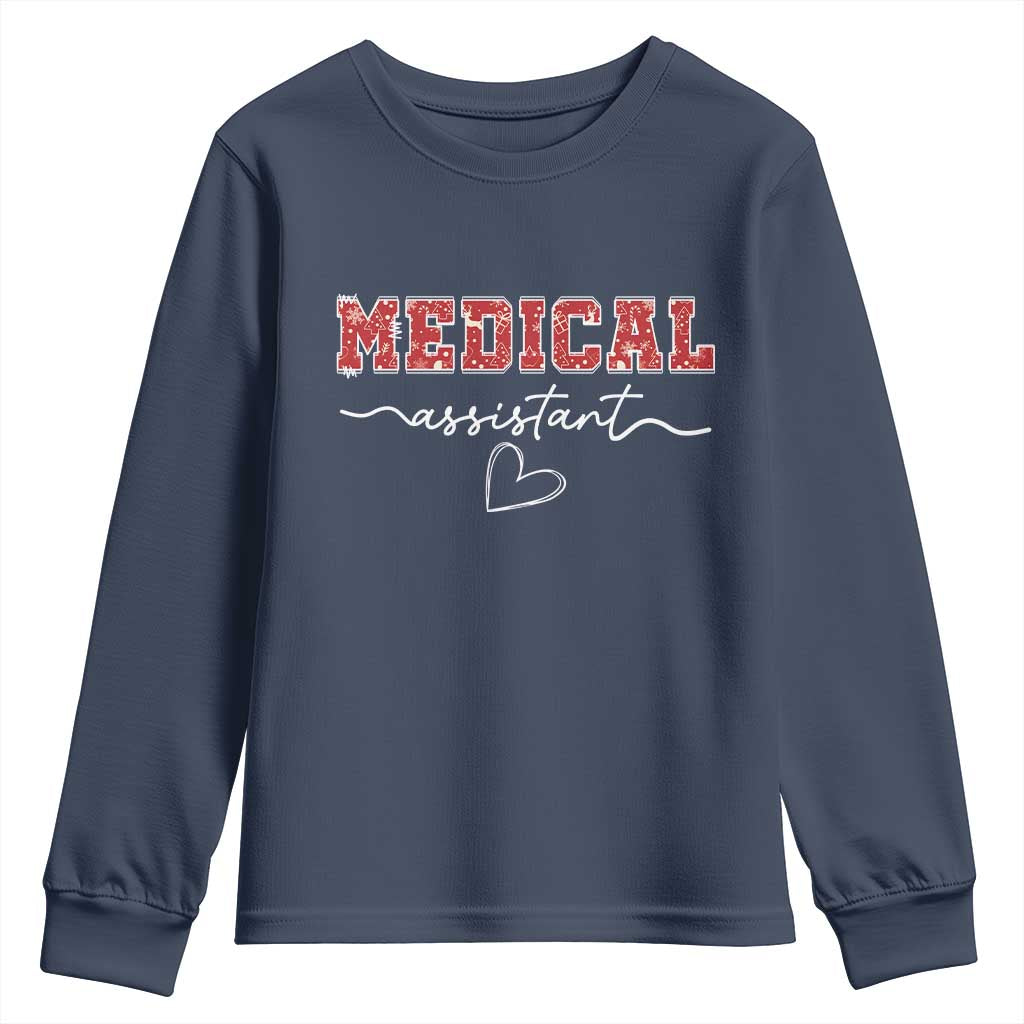 Christmas Medical Assistant Youth Sweatshirt MA Nurse Gift - Wonder Print Shop