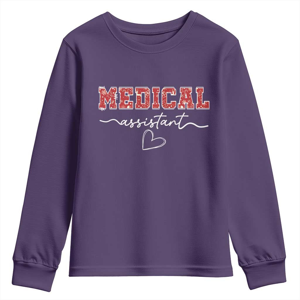 Christmas Medical Assistant Youth Sweatshirt MA Nurse Gift - Wonder Print Shop