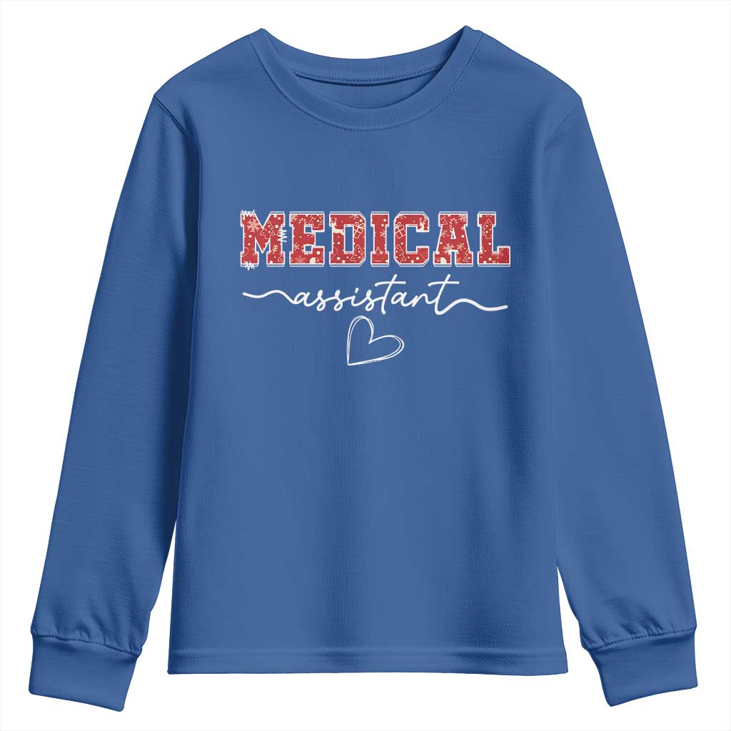 Christmas Medical Assistant Youth Sweatshirt MA Nurse Gift - Wonder Print Shop