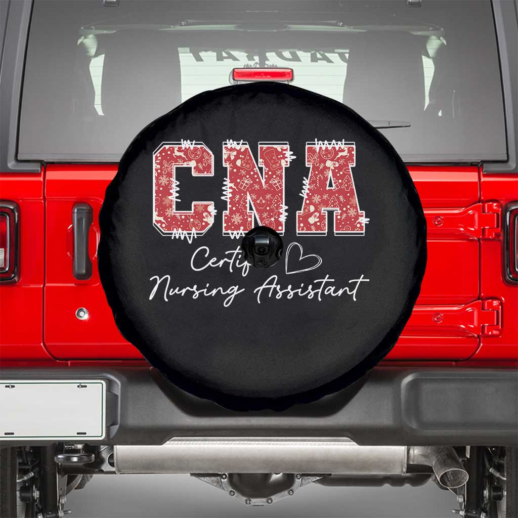 CNA Christmas Spare Tire Cover Certified Nursing Assistant Gift - Wonder Print Shop