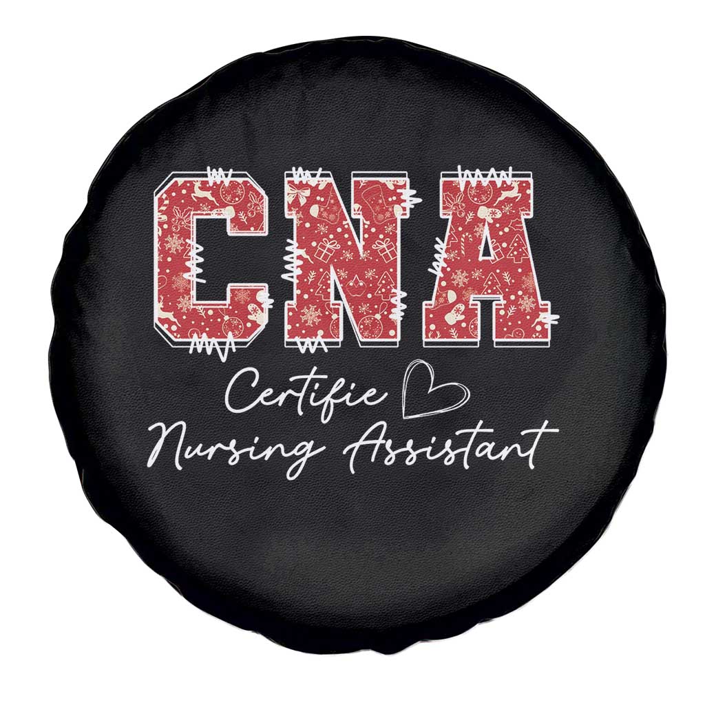 CNA Christmas Spare Tire Cover Certified Nursing Assistant Gift - Wonder Print Shop