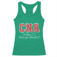 CNA Christmas Racerback Tank Top Certified Nursing Assistant Gift - Wonder Print Shop