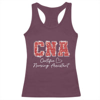 CNA Christmas Racerback Tank Top Certified Nursing Assistant Gift - Wonder Print Shop