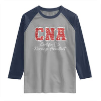 CNA Christmas Raglan Shirt Certified Nursing Assistant Gift - Wonder Print Shop