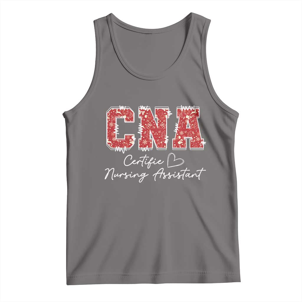 CNA Christmas Tank Top Certified Nursing Assistant Gift - Wonder Print Shop