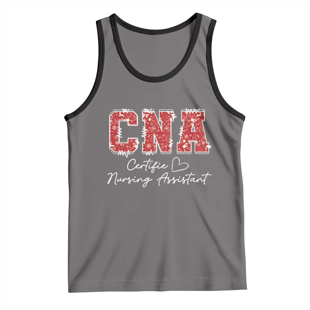 CNA Christmas Tank Top Certified Nursing Assistant Gift - Wonder Print Shop