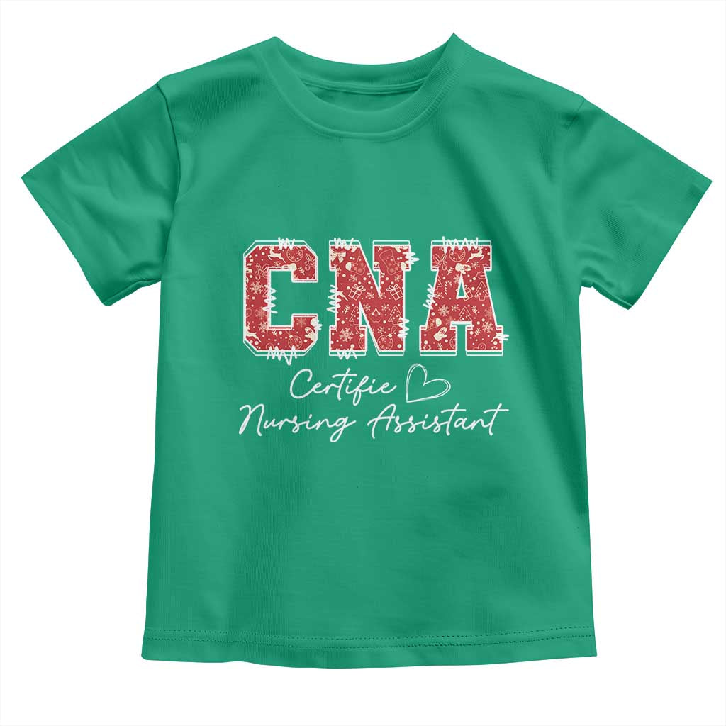 CNA Christmas Toddler T Shirt Certified Nursing Assistant Gift - Wonder Print Shop