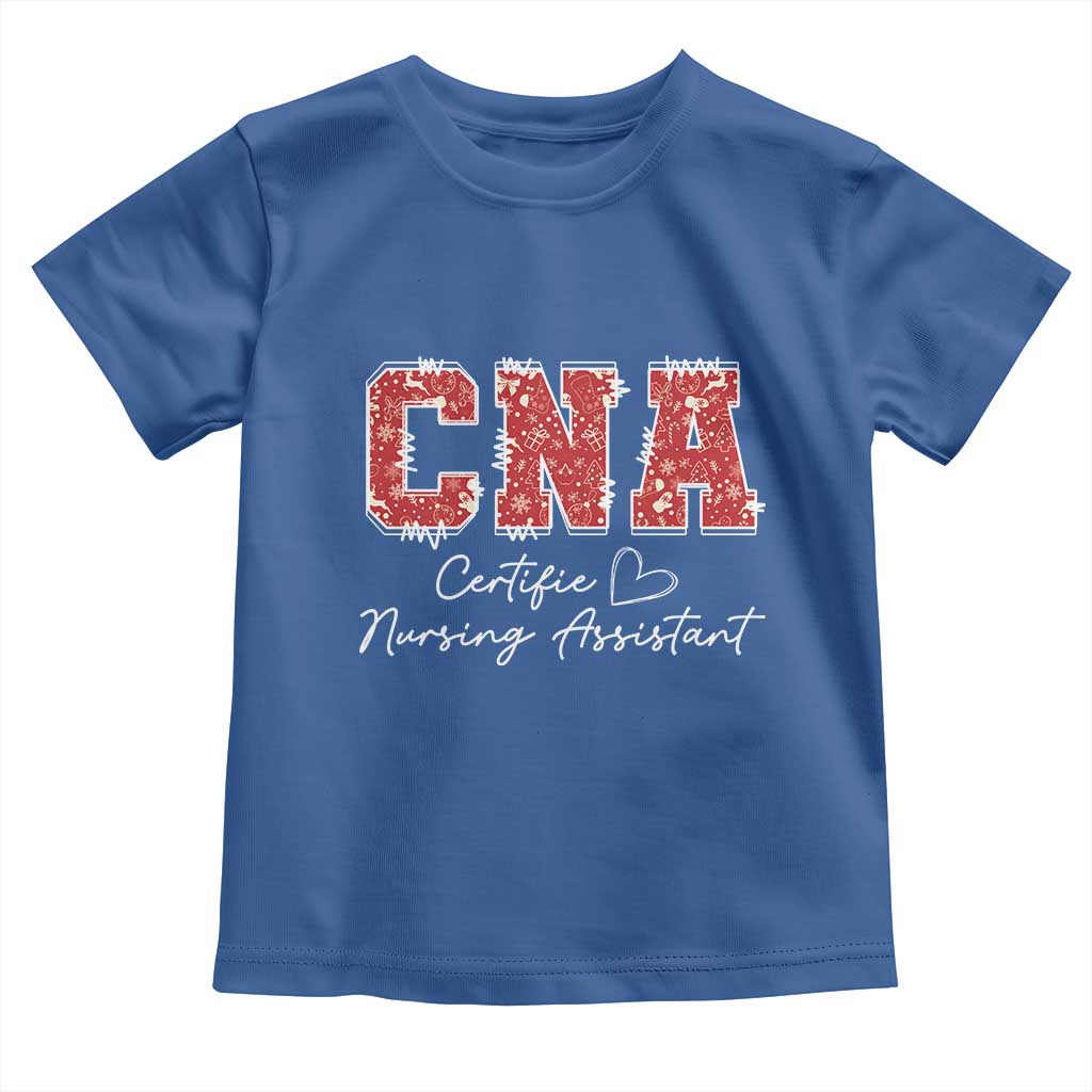 CNA Christmas Toddler T Shirt Certified Nursing Assistant Gift - Wonder Print Shop