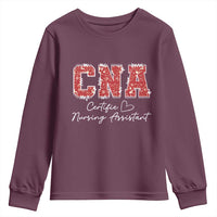 CNA Christmas Youth Sweatshirt Certified Nursing Assistant Gift - Wonder Print Shop