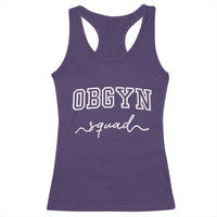 OBGYN Squad Racerback Tank Top Obstetrics And Gynecology Nurse - Wonder Print Shop
