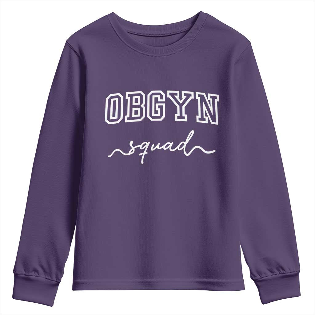 OBGYN Squad Youth Sweatshirt Obstetrics And Gynecology Nurse - Wonder Print Shop