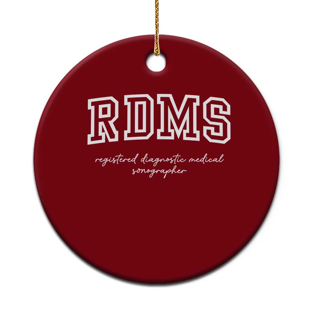 Sonographer Ceramic Ornament RDMS Ultrasound Tech Technologist Gift - Wonder Print Shop