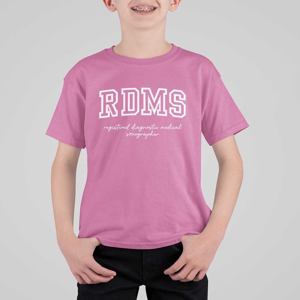 Sonographer T Shirt For Kid RDMS Ultrasound Tech Technologist Gift - Wonder Print Shop