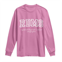 Sonographer Long Sleeve Shirt RDMS Ultrasound Tech Technologist Gift - Wonder Print Shop