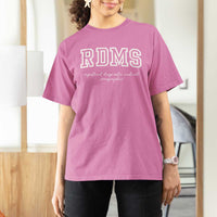 Sonographer T Shirt For Women RDMS Ultrasound Tech Technologist Gift - Wonder Print Shop