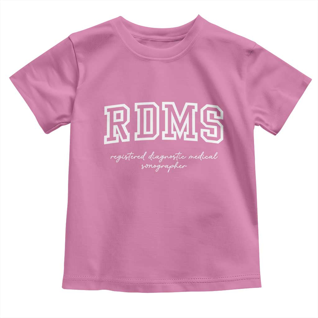Sonographer Toddler T Shirt RDMS Ultrasound Tech Technologist Gift - Wonder Print Shop