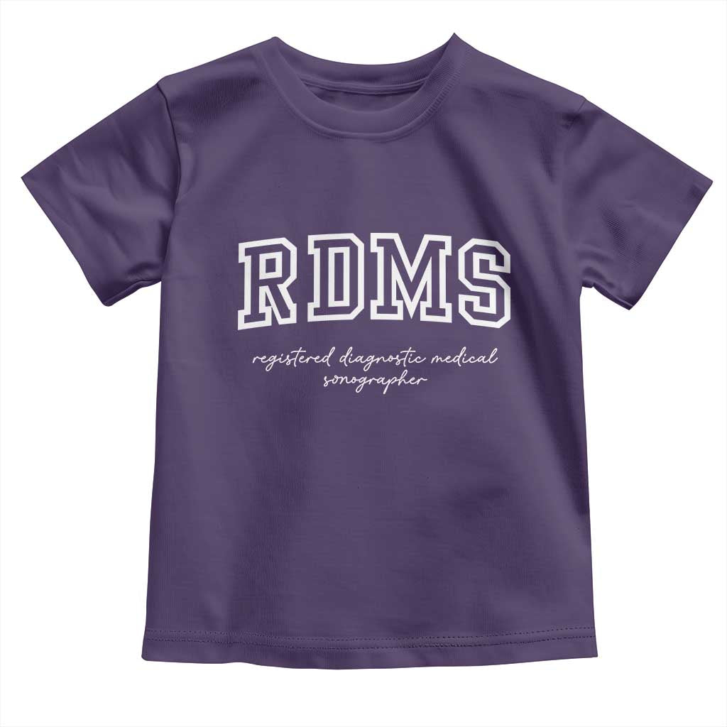 Sonographer Toddler T Shirt RDMS Ultrasound Tech Technologist Gift - Wonder Print Shop