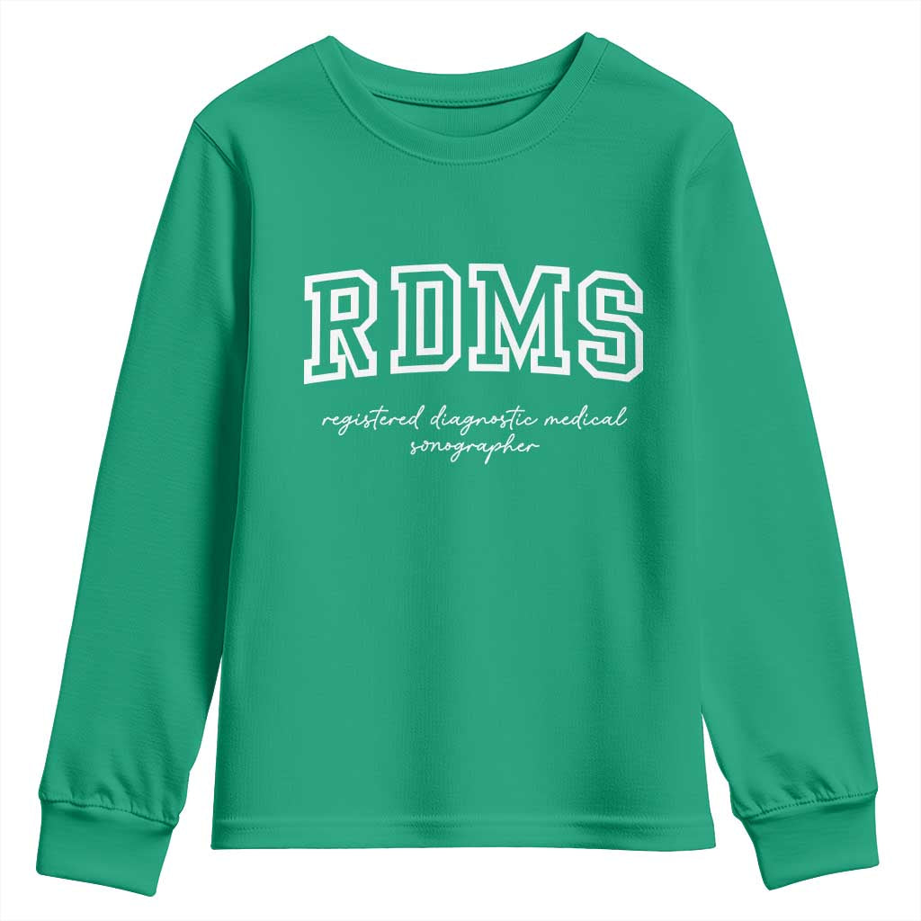 Sonographer Youth Sweatshirt RDMS Ultrasound Tech Technologist Gift - Wonder Print Shop