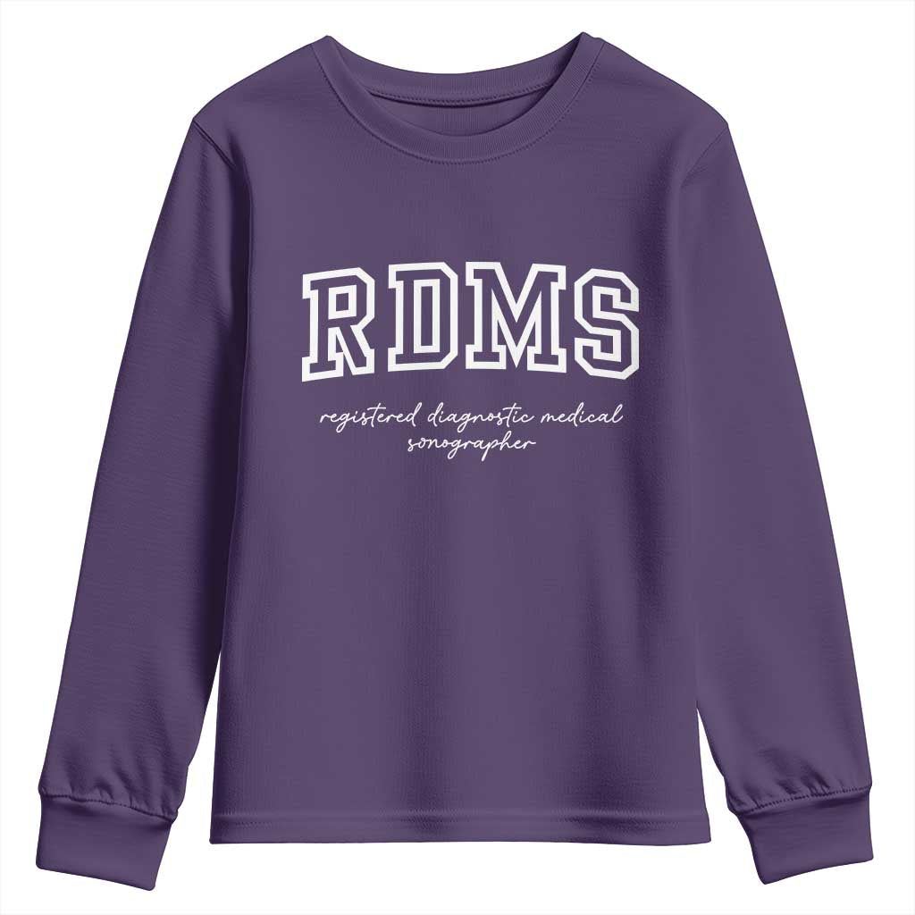 Sonographer Youth Sweatshirt RDMS Ultrasound Tech Technologist Gift - Wonder Print Shop