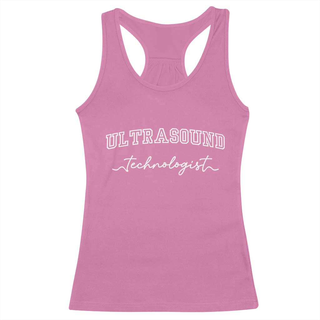 Ultrasound Tech Racerback Tank Top Technologist Gift Sonographer Sonography Student - Wonder Print Shop