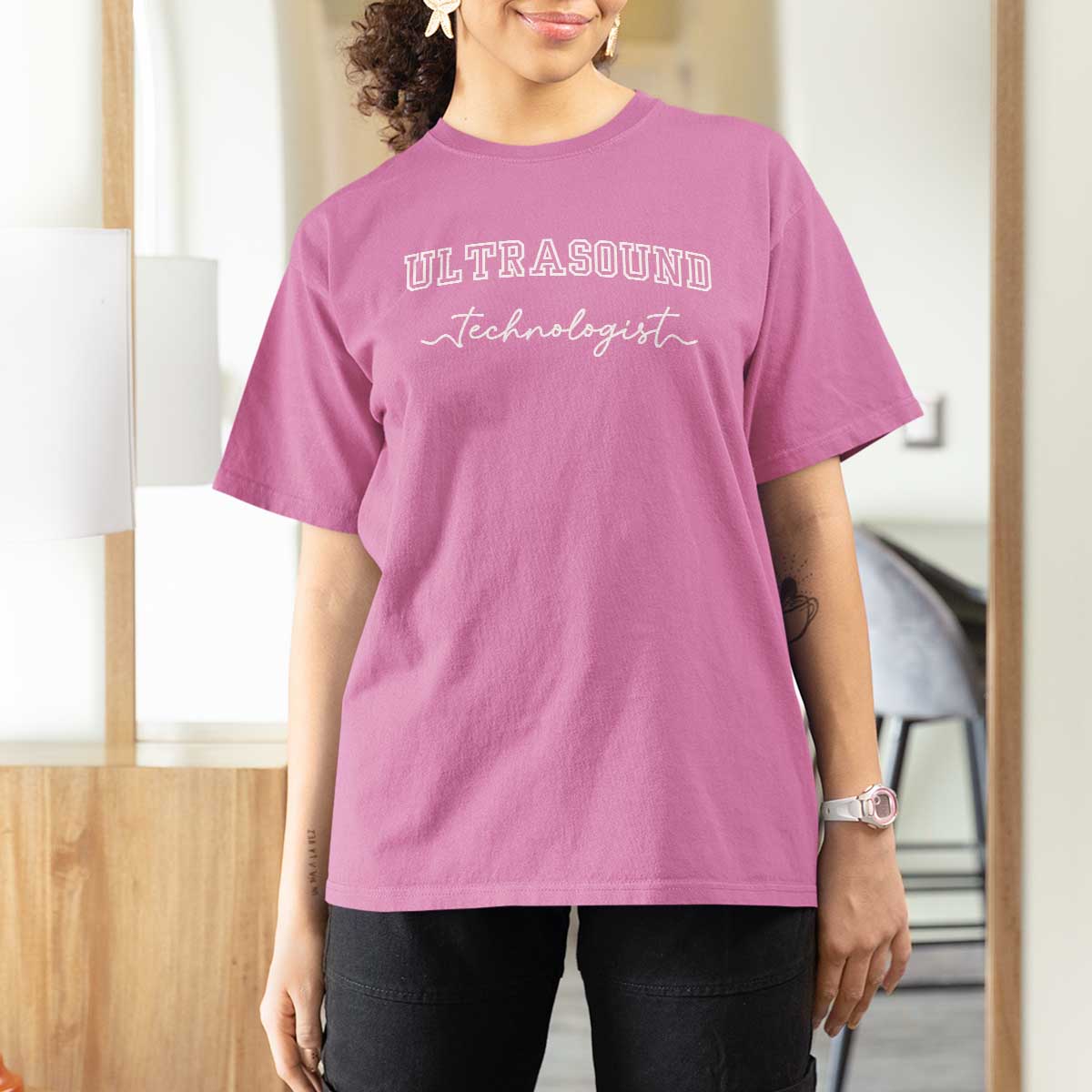 Ultrasound Tech T Shirt For Women Technologist Gift Sonographer Sonography Student - Wonder Print Shop