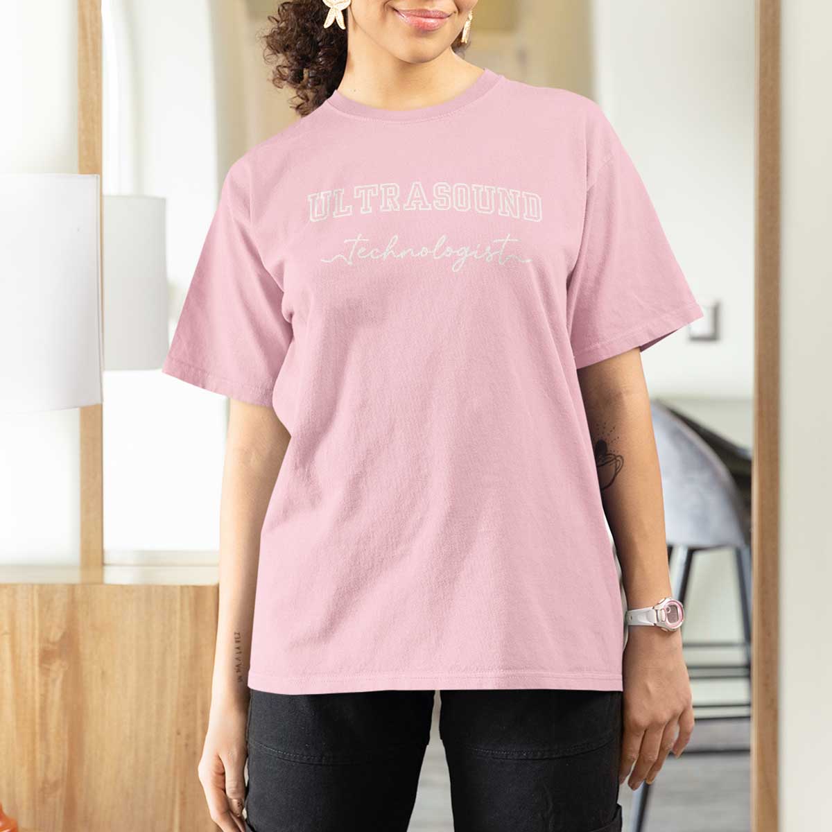 Ultrasound Tech T Shirt For Women Technologist Gift Sonographer Sonography Student - Wonder Print Shop