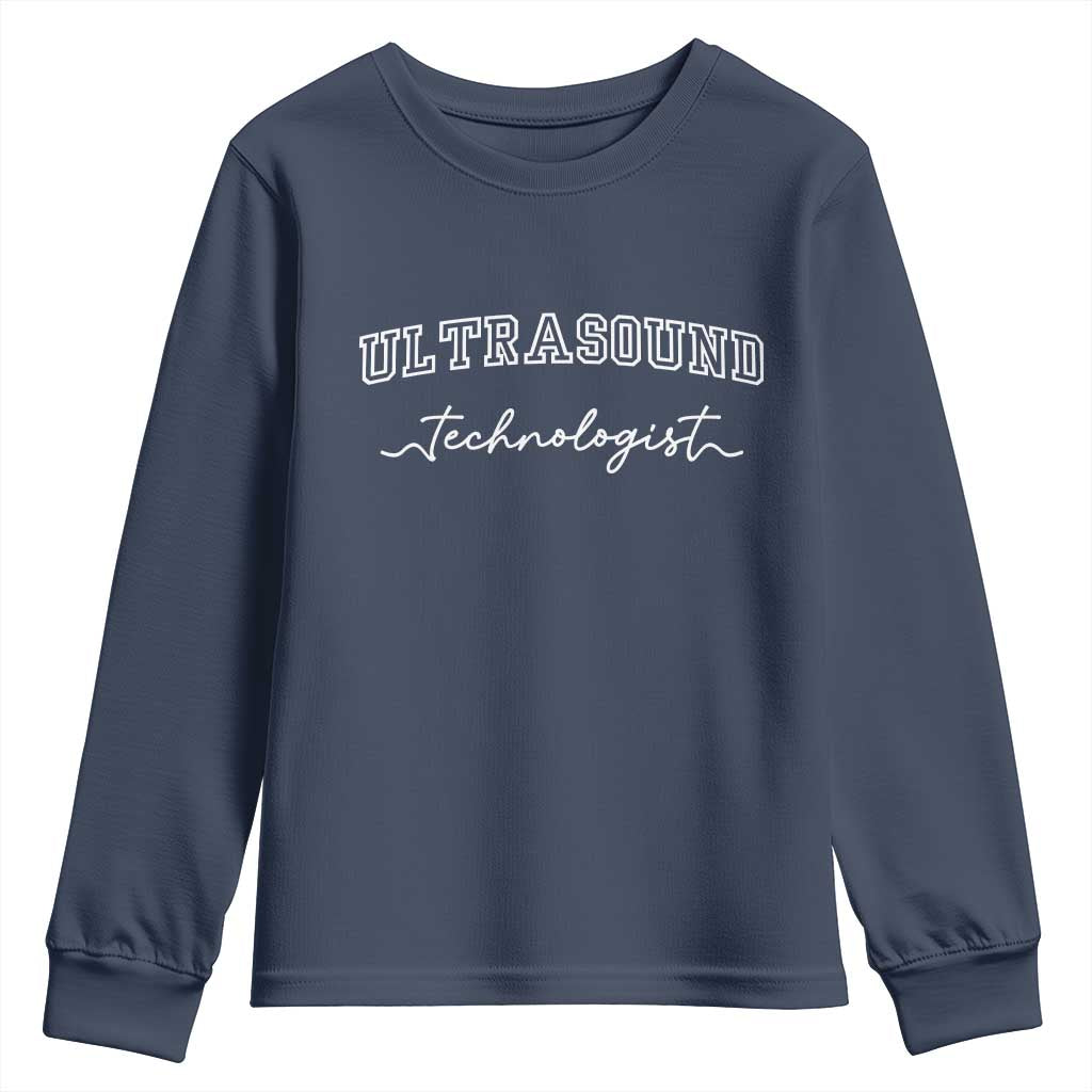 Ultrasound Tech Youth Sweatshirt Technologist Gift Sonographer Sonography Student - Wonder Print Shop