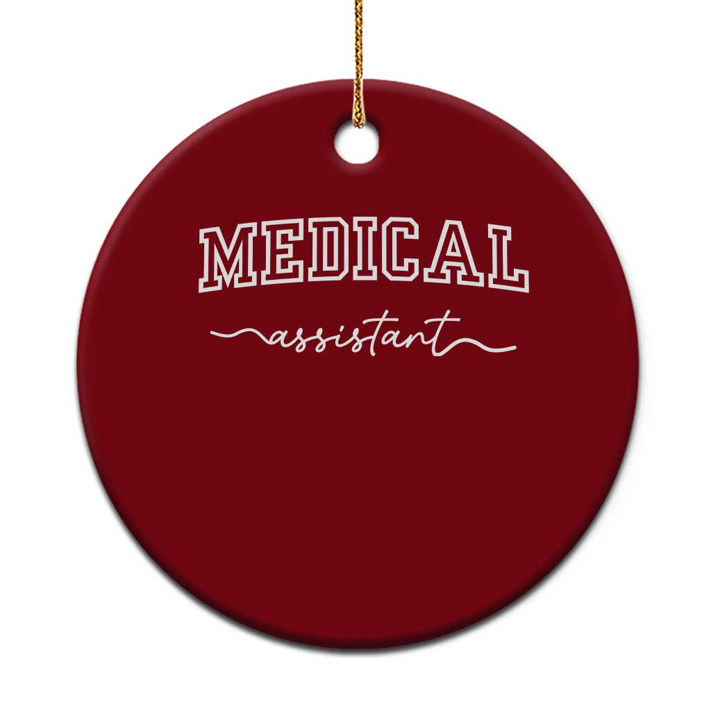 Medical Assistant Ceramic Ornament MA Nurse Gift - Wonder Print Shop
