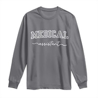 Medical Assistant Long Sleeve Shirt MA Nurse Gift - Wonder Print Shop