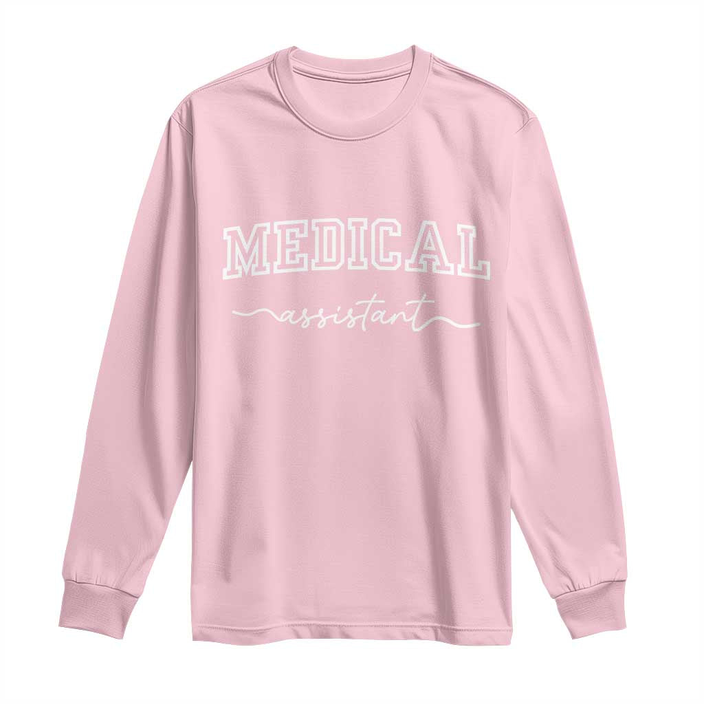 Medical Assistant Long Sleeve Shirt MA Nurse Gift - Wonder Print Shop